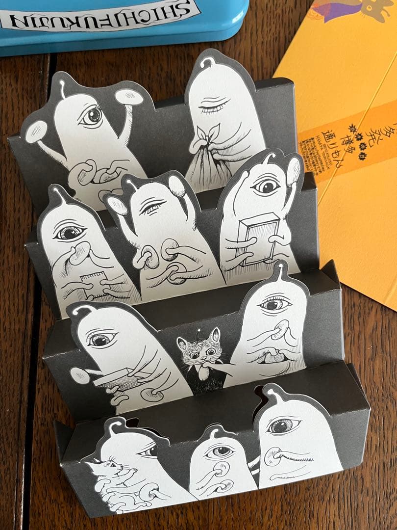 ヒグチユウコさんサーカス展　博多通りもん空き缶