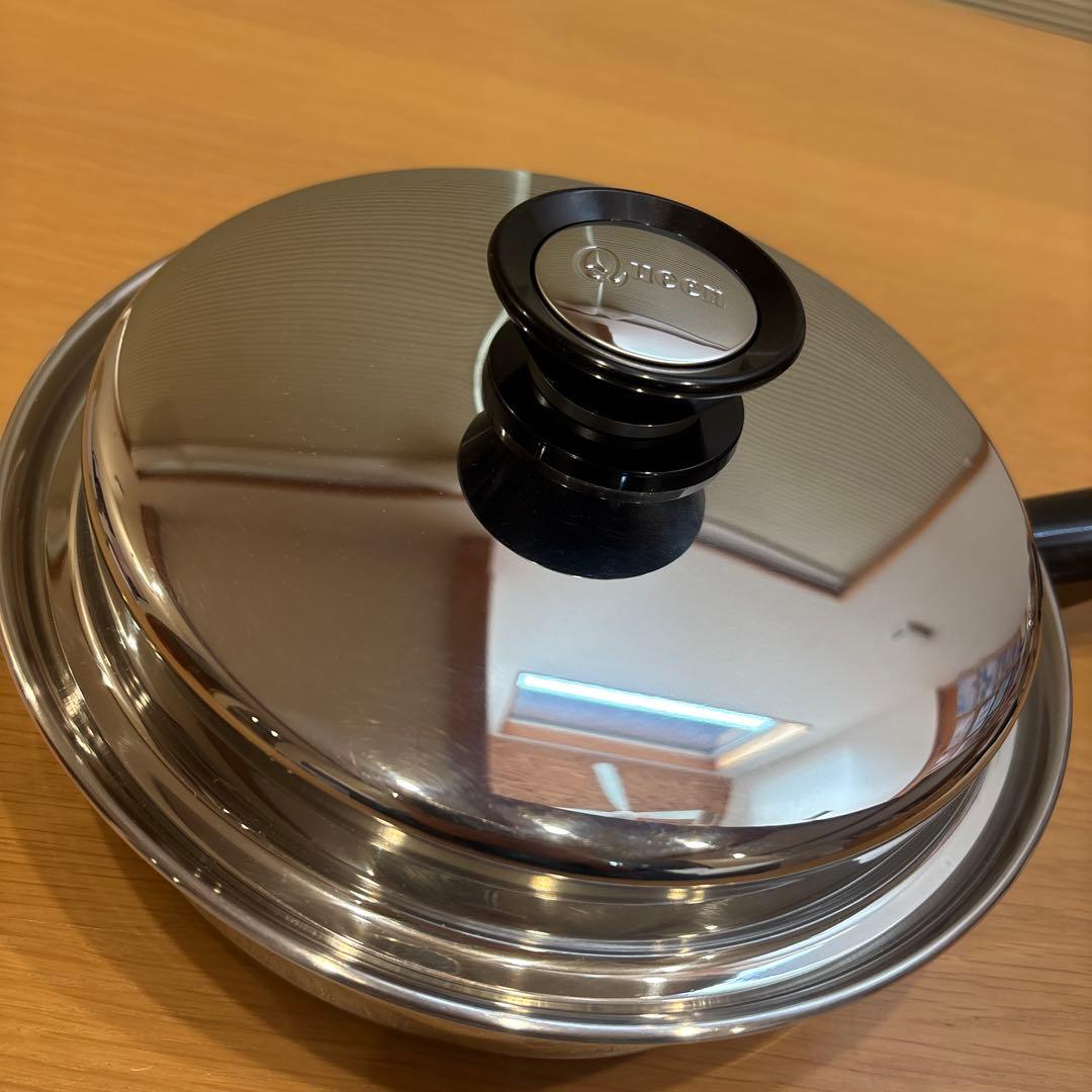 新品　アムウェイ　 Queen 蓋付き　フライパン　クィーンクックウェア