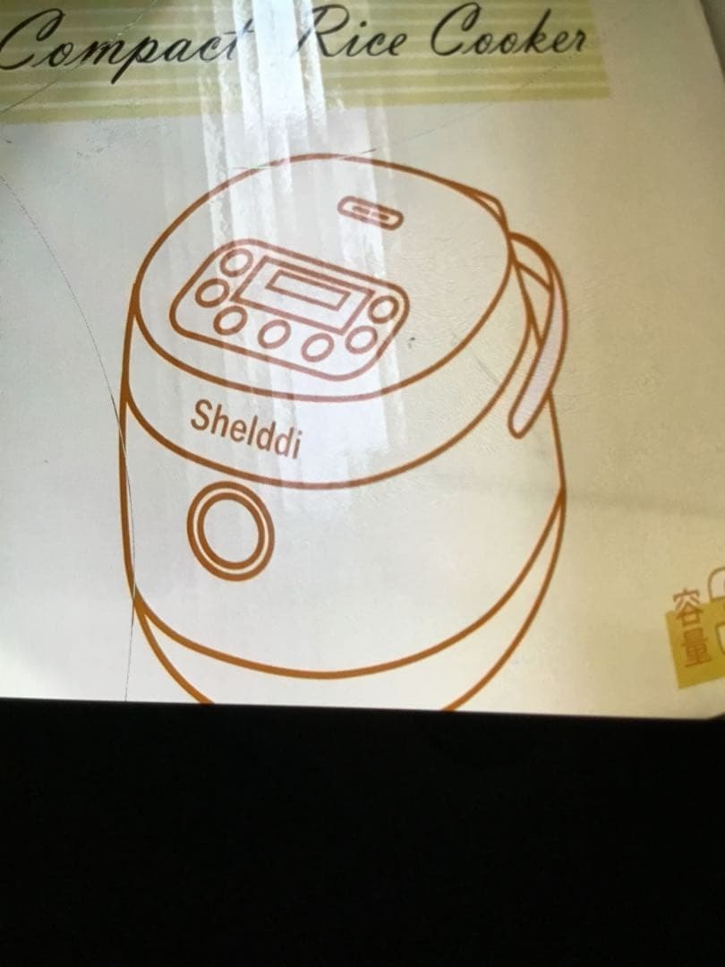 ◆Shelddi◆炊飯器 ダブルインナーSHC-030 White3合 ホワイト
