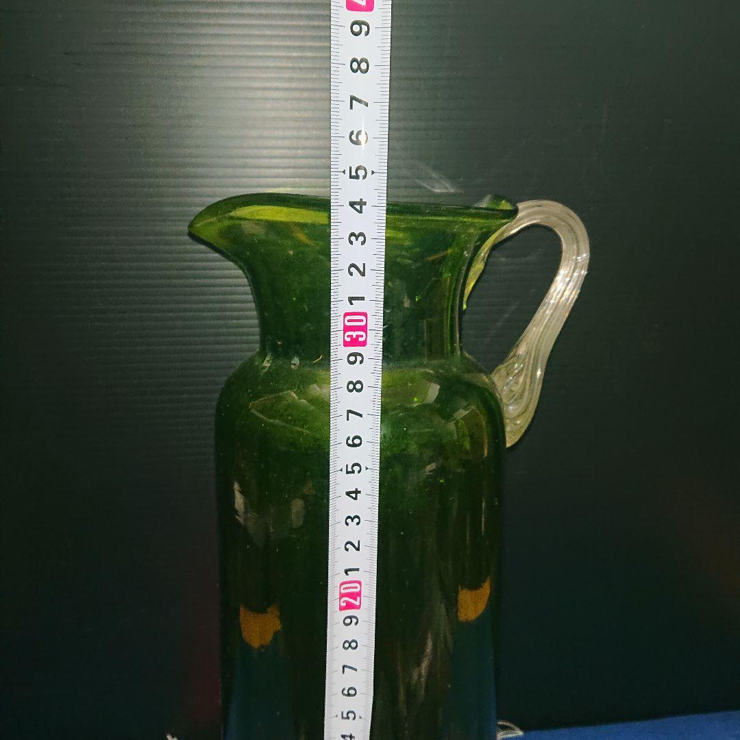 レトロ瓶グリーン色