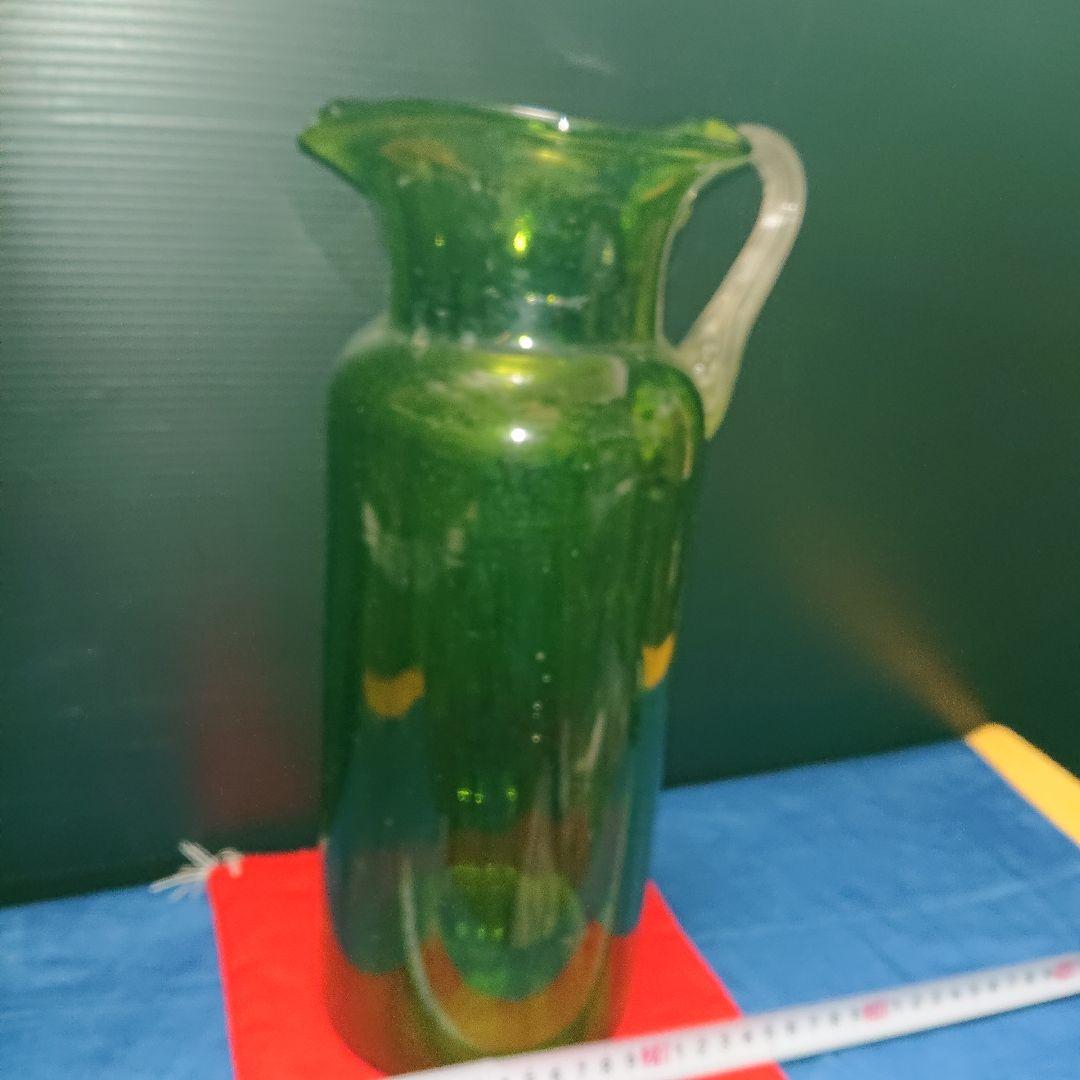 レトロ瓶グリーン色