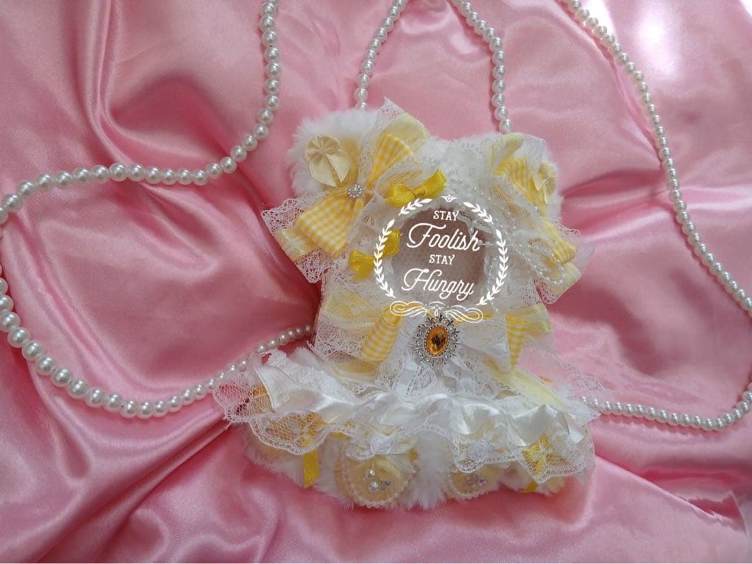 ys様ぬい服ふわふわうさ耳 おすわり 着ぐるみ 14cm コスマス