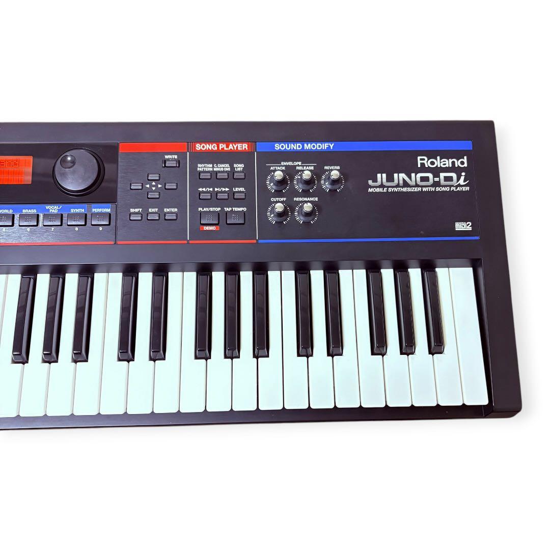 【美品】Roland JUNO-Di シンセサイザー ケース・ペダル・アダプター
