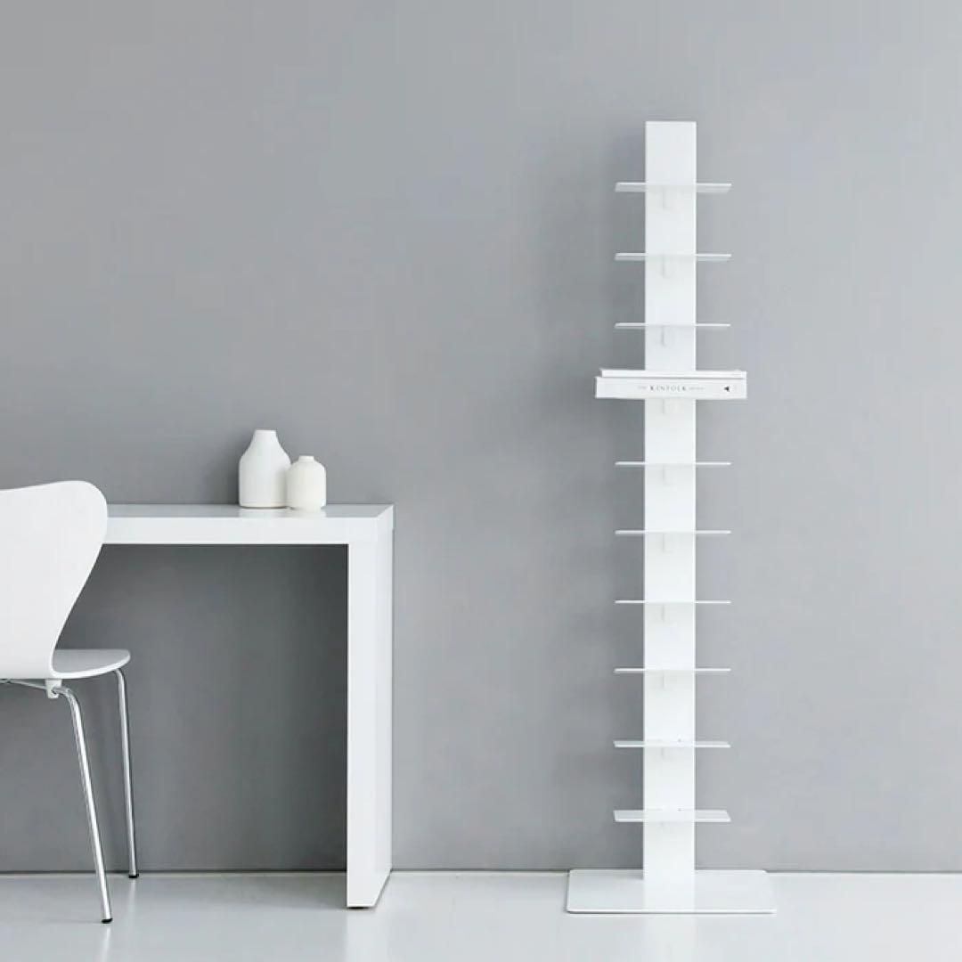 MARKET B KONETY モダンブックタワー マガジンラック ホワイト