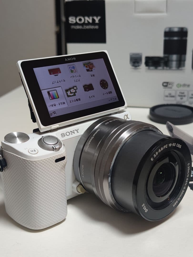 SONY α NEX-5R ミラーレス一眼カメラ ダブルレンズ フルセット