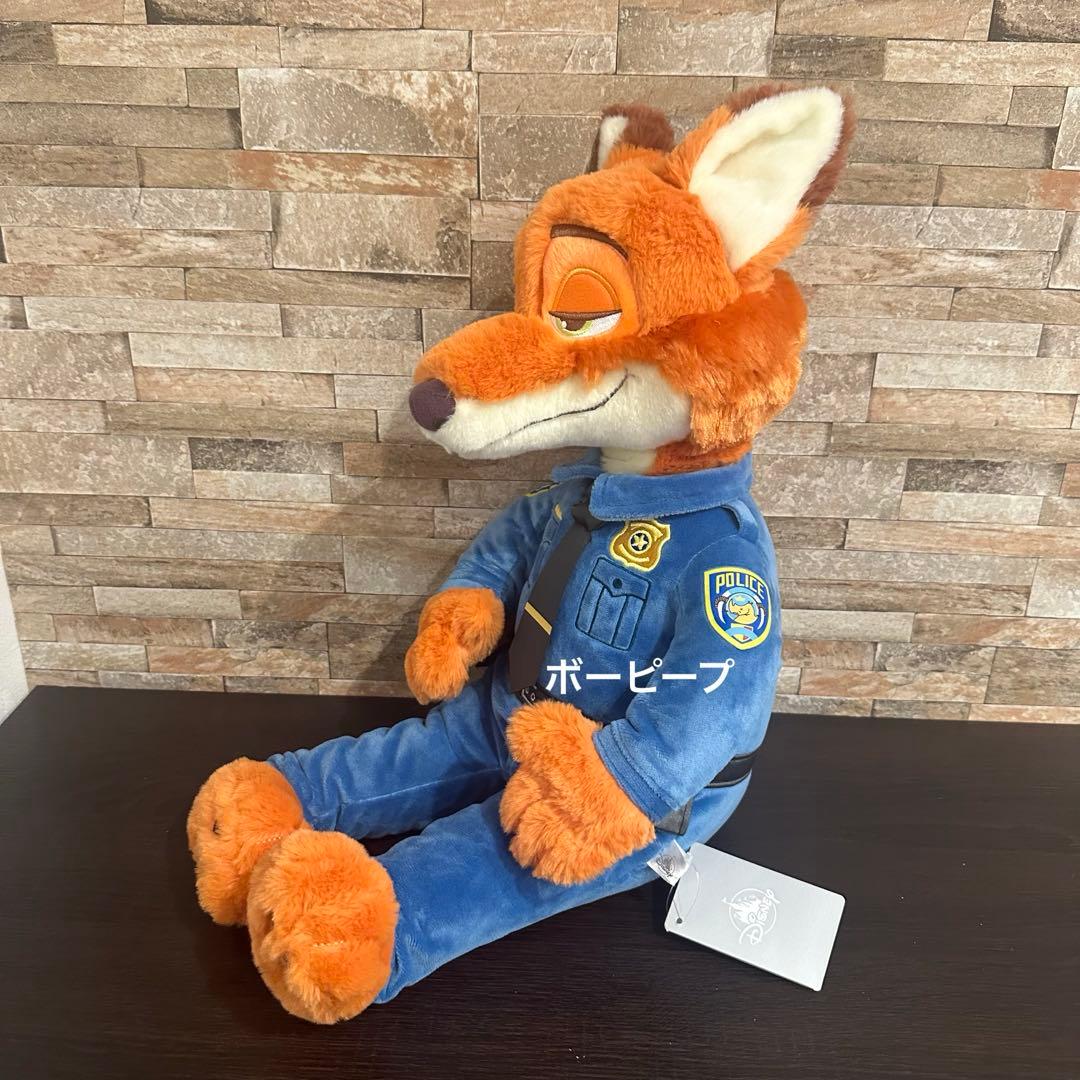 ディズニーストア　ズートピア　ウトウト　うとうと　ニック　ぬいぐるみ