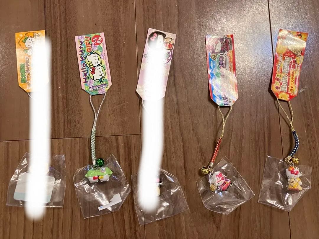 【未開封】ハローキティ ストラップ 7個セット