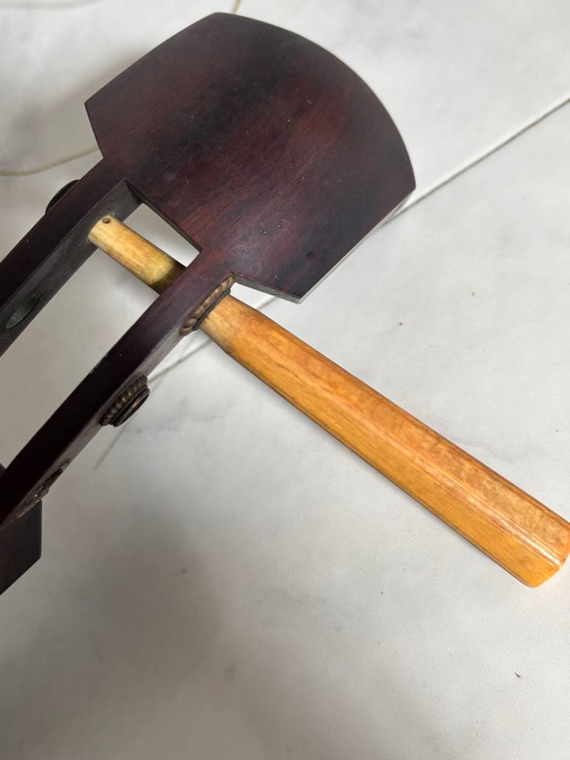 和楽器 安田金次郎作 三味線 犬皮