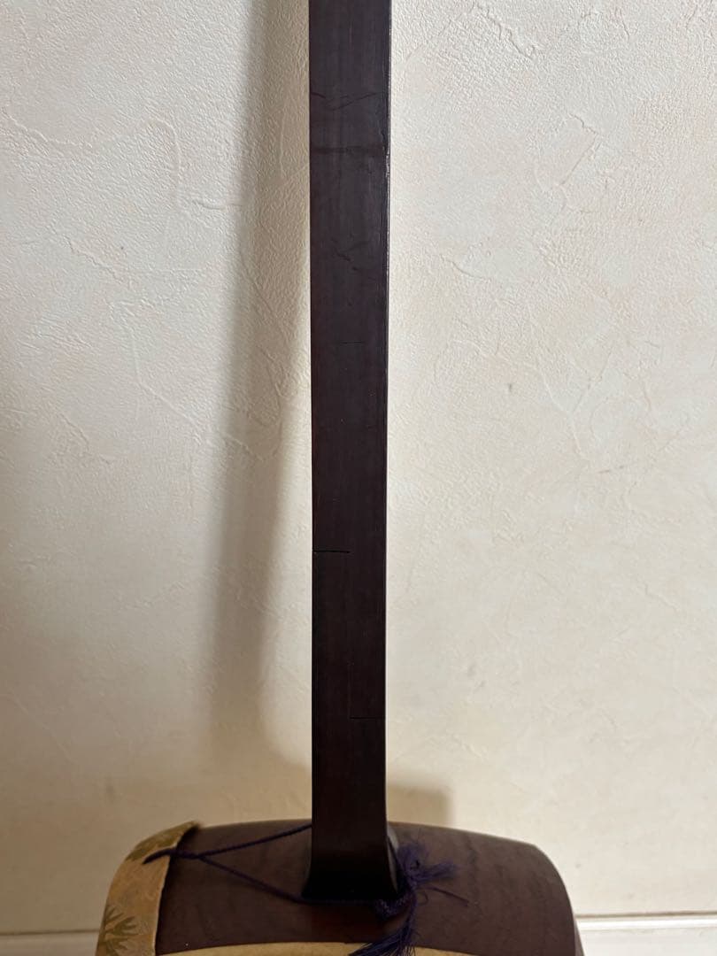和楽器 安田金次郎作 三味線 犬皮