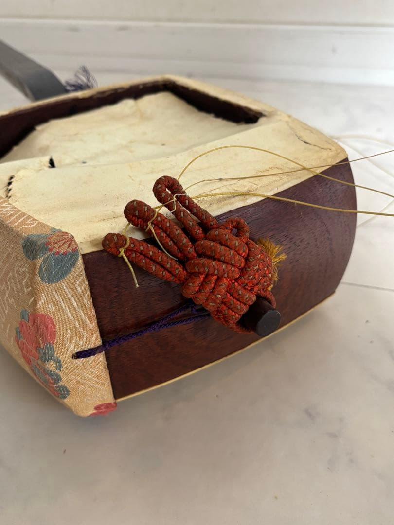 和楽器 安田金次郎作 三味線 犬皮