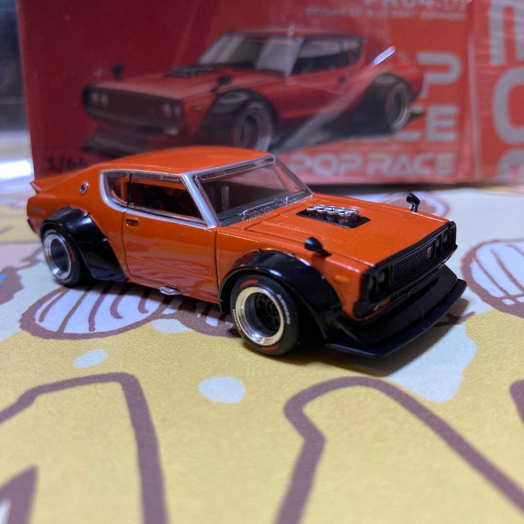 POP RACE SKYLINE GT-R V8 DRIFT 　　1/64
