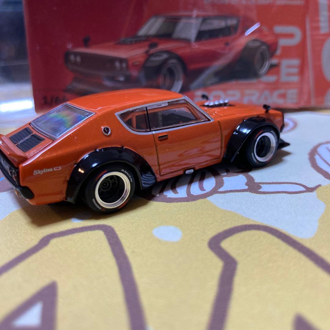 POP RACE SKYLINE GT-R V8 DRIFT 　　1/64