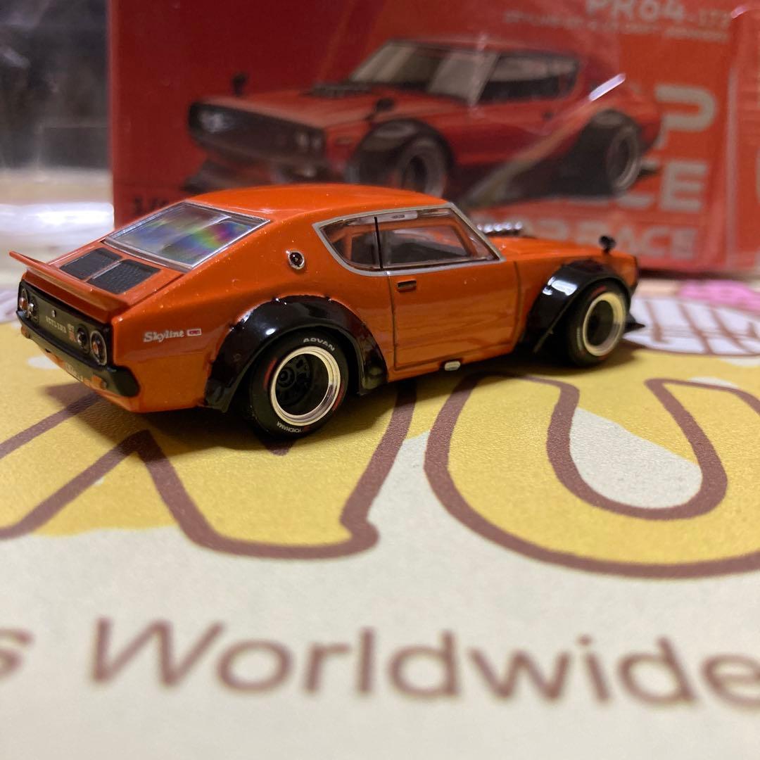 POP RACE SKYLINE GT-R V8 DRIFT 　　1/64