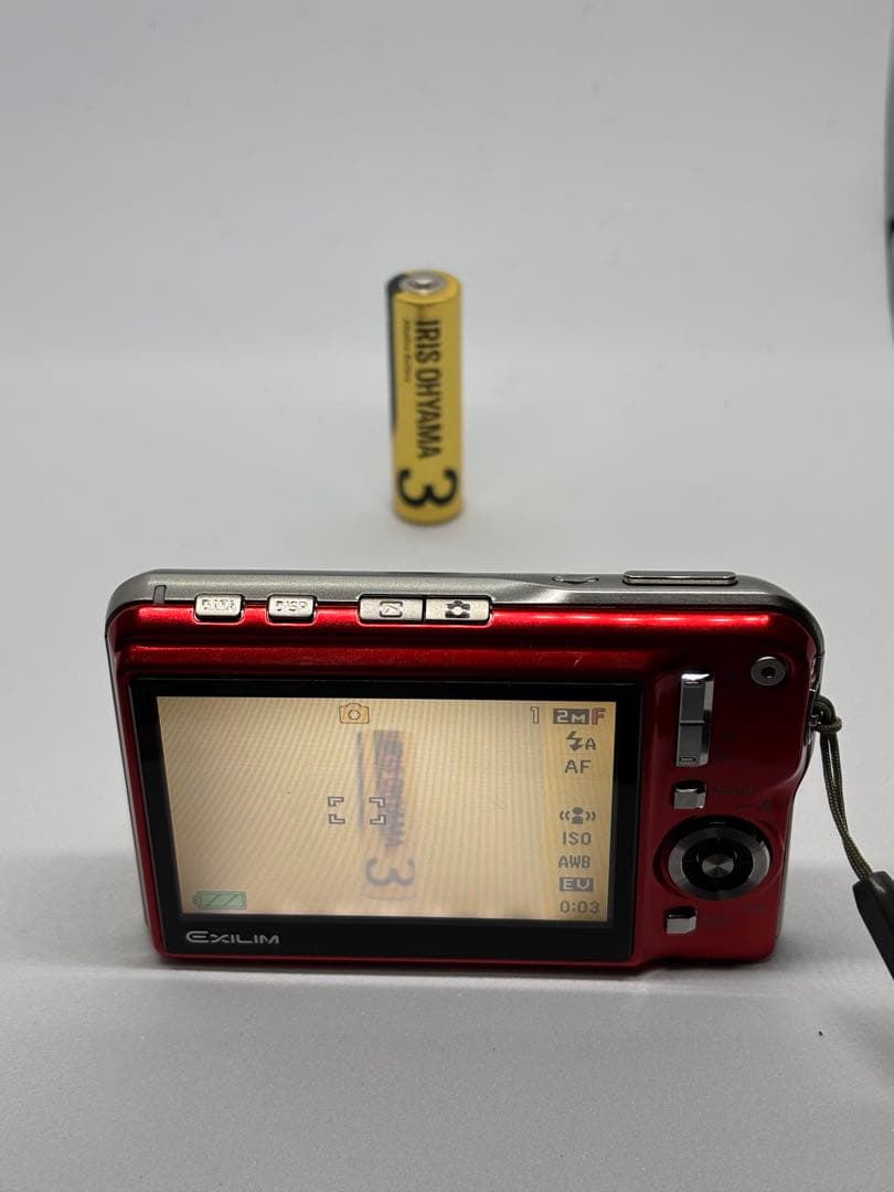 【動作確認済】CASIO EXILIM EX-S770 カシオ デジカメ レッド