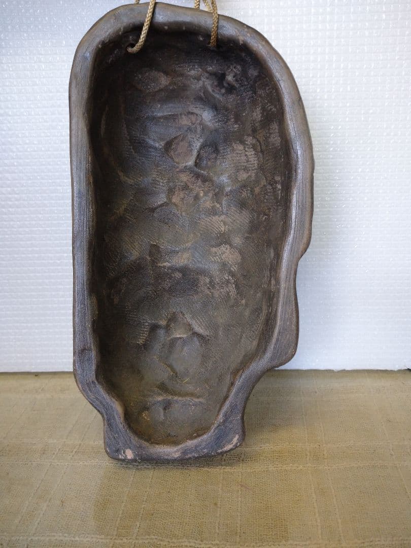 益子焼 面 仏 飾り