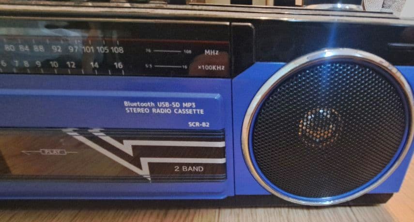 SANSUI SCR-B2(BL) Bluetoothラジカセ