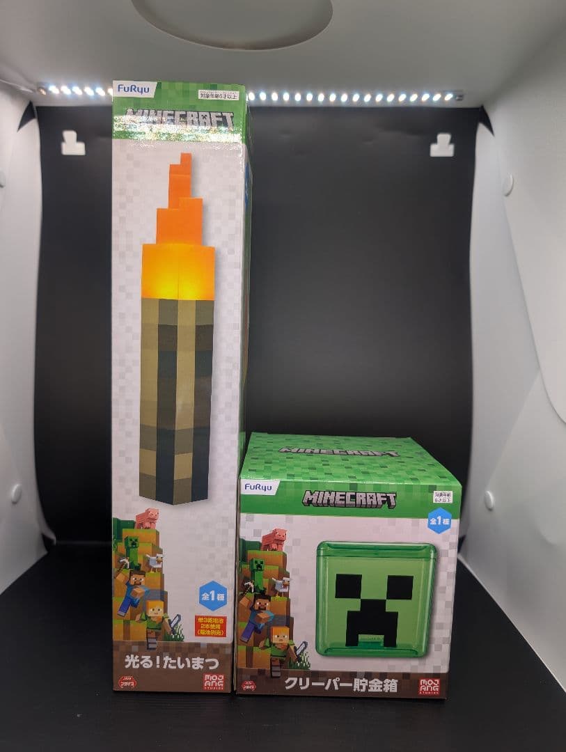MINECRAFT ぬーどるストッパーフィギュアぷち 光る!たいまつ 他 全６点