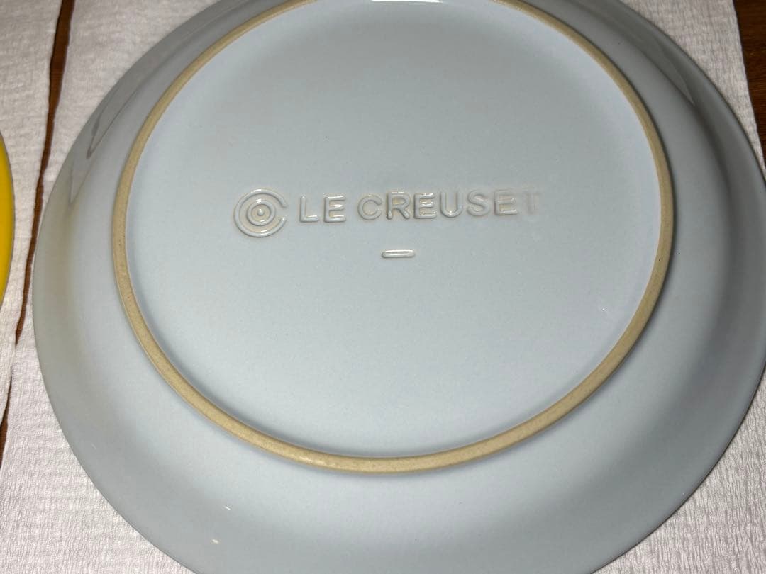 ル・クルーゼ　プレート　5枚　赤色18㎝ その他の色19㎝　箱なし
