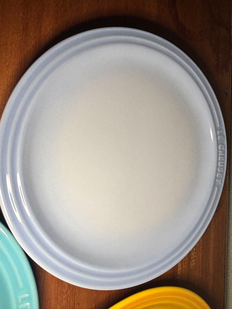 ル・クルーゼ　プレート　5枚　赤色18㎝ その他の色19㎝　箱なし