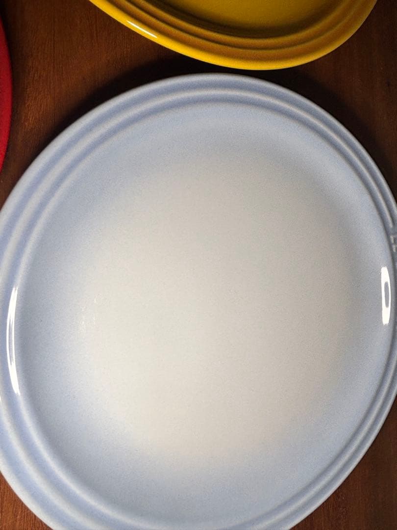 ル・クルーゼ　プレート　5枚　赤色18㎝ その他の色19㎝　箱なし