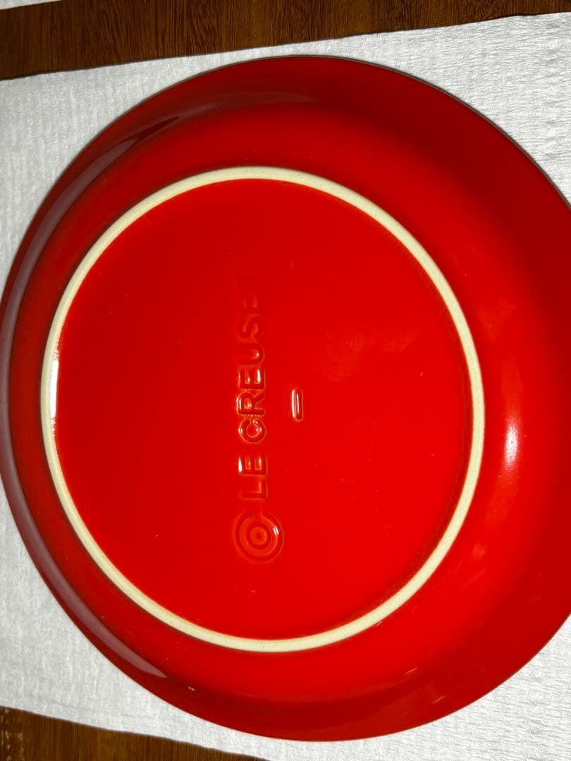 ル・クルーゼ　プレート　5枚　赤色18㎝ その他の色19㎝　箱なし