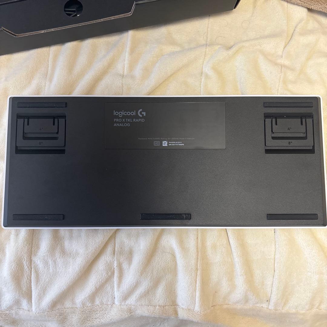 Logicool PRO X TKL RAPID ホワイト　ラピッドトリガー