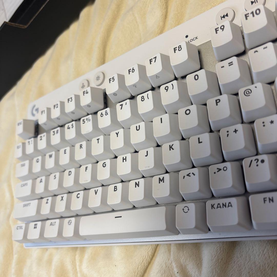 Logicool PRO X TKL RAPID ホワイト　ラピッドトリガー