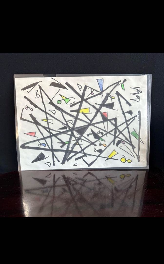 絵　絵画　サインペン　マジック　水彩色鉛筆　ASAGA