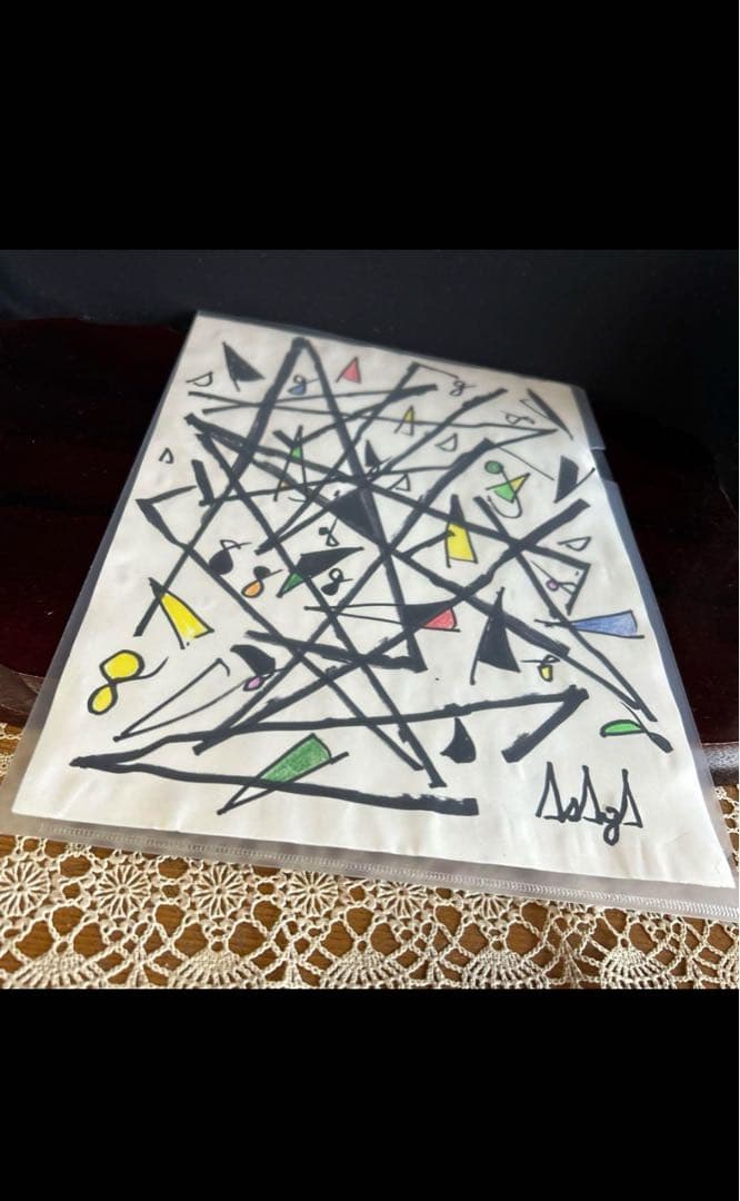 絵　絵画　サインペン　マジック　水彩色鉛筆　ASAGA