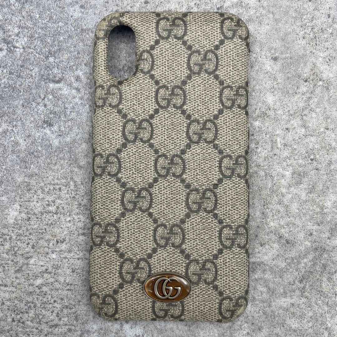 【美品】GUCCI グッチ iPhoneケース X/XS専用 スマホケース GG