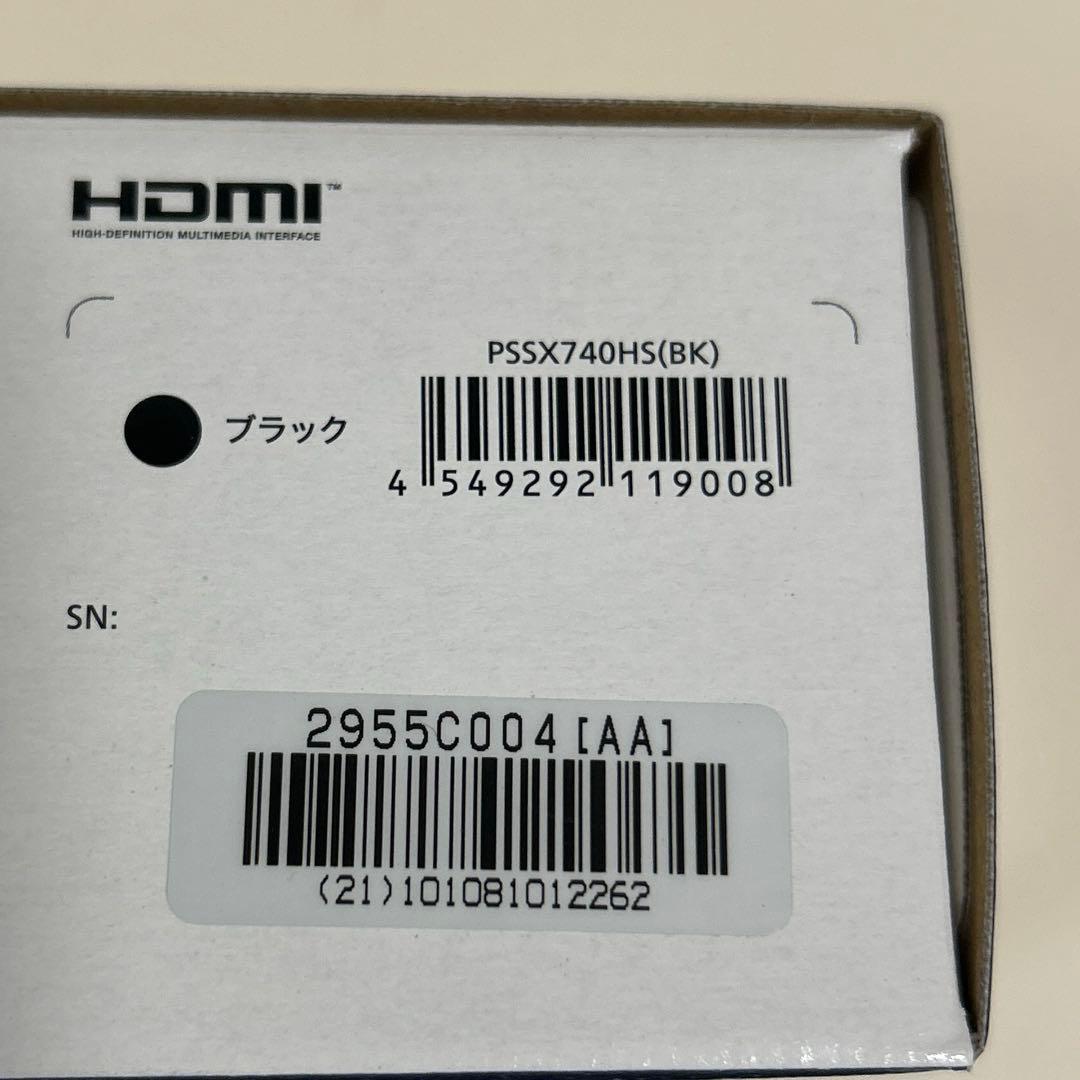 【新品•未使用】　キャノン PowerShot SX740 HS ブラック