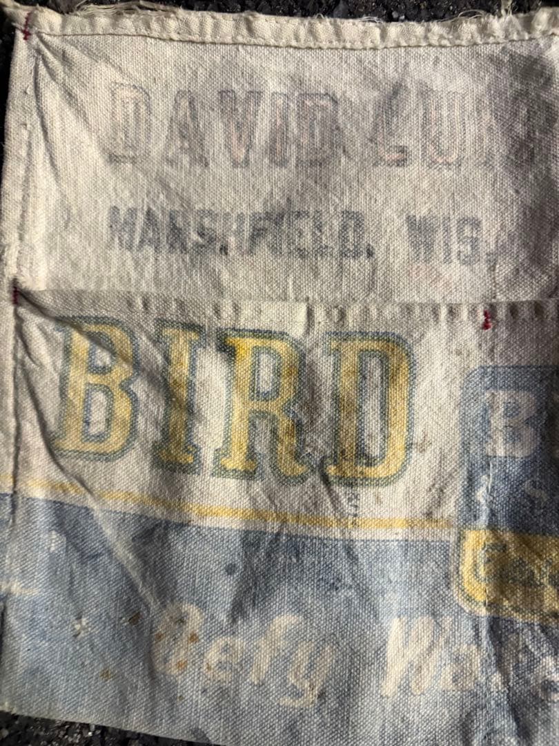 50s ワークエプロン染み込み