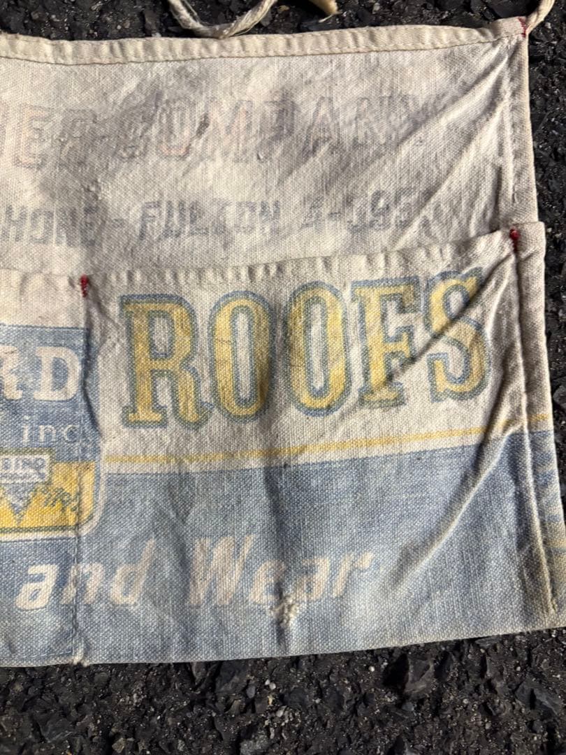 50s ワークエプロン染み込み