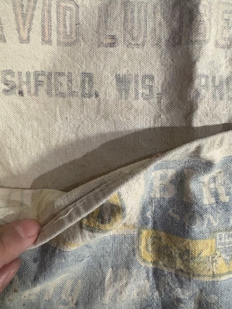 50s ワークエプロン染み込み