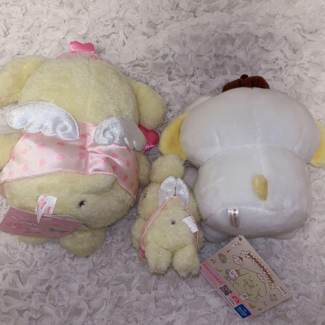 サンリオ ポムポムプリン ぬいぐるみ 夢見るエンジェル 猫