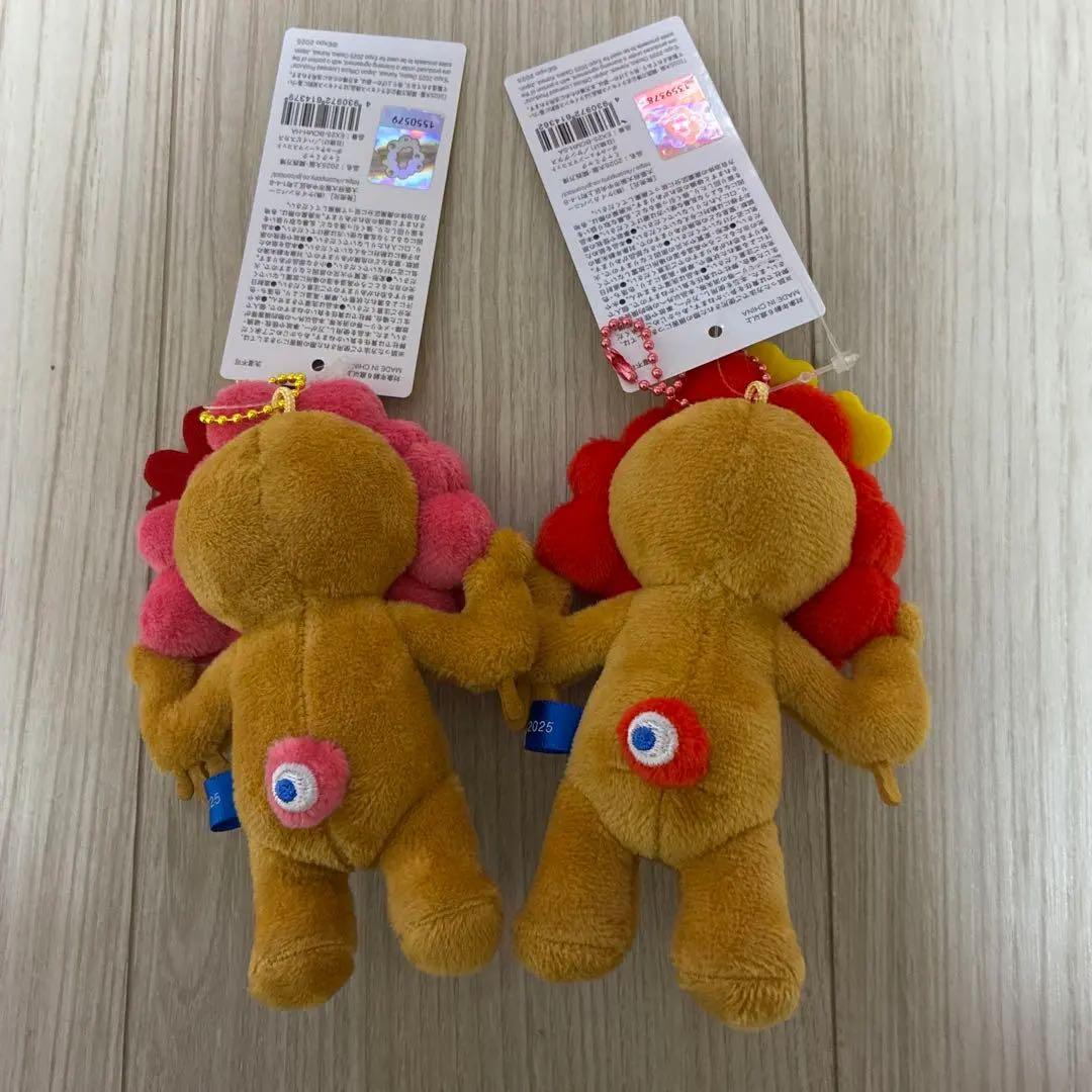 ミャクミャク 日焼け ボールチェーンマスコット ハイビスカス サングラス セット