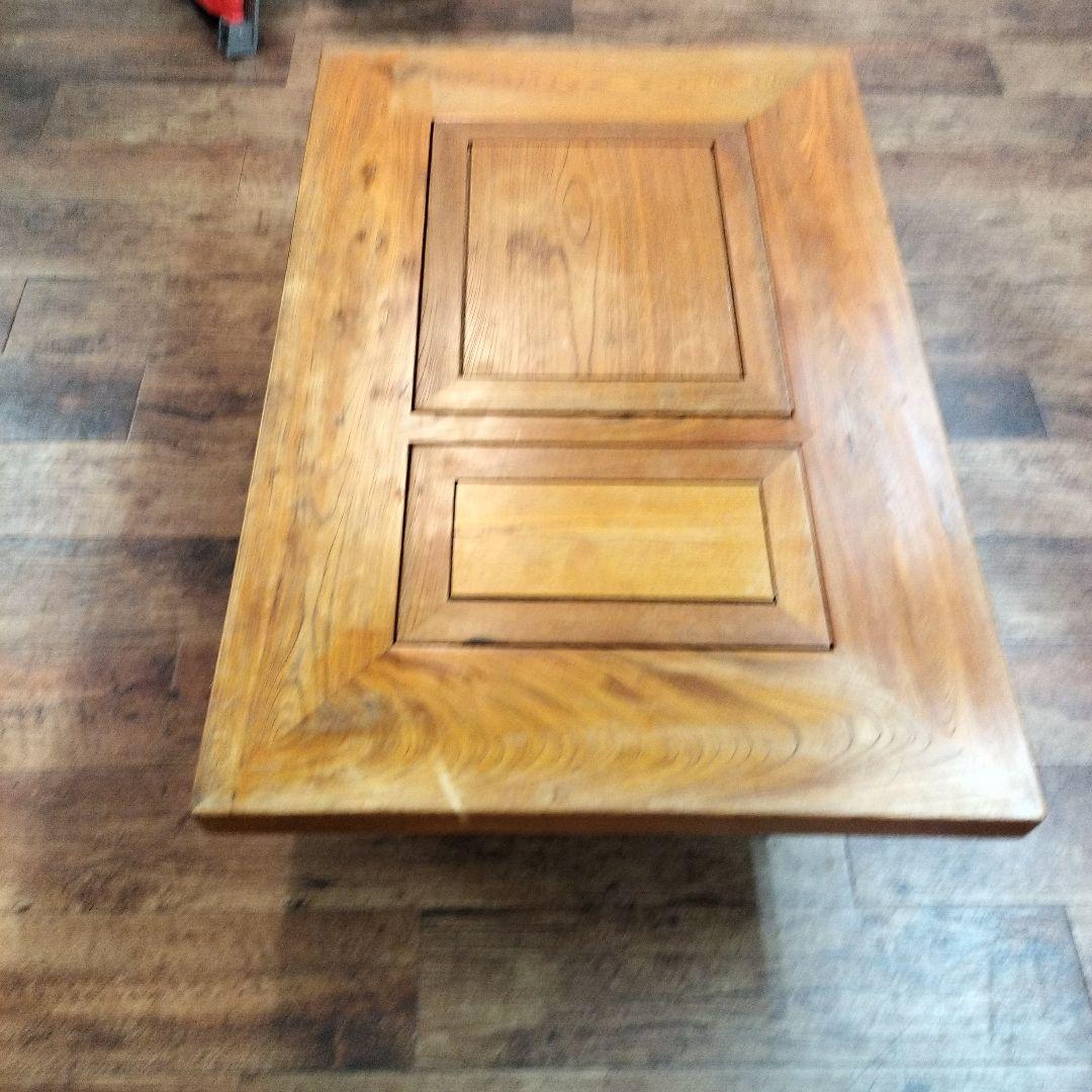 アンティーク関西長火鉢 古民家家具 総欅無垢材 テーブル