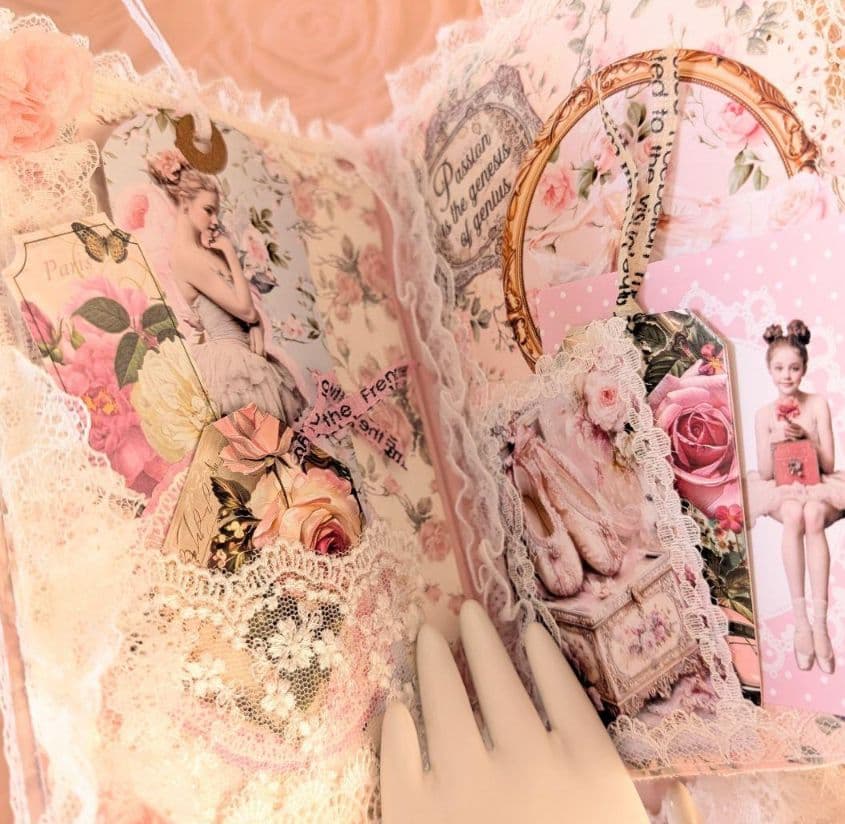 スィートバレリーナのシャビーシックジャンクジャーナル♬Precious♬