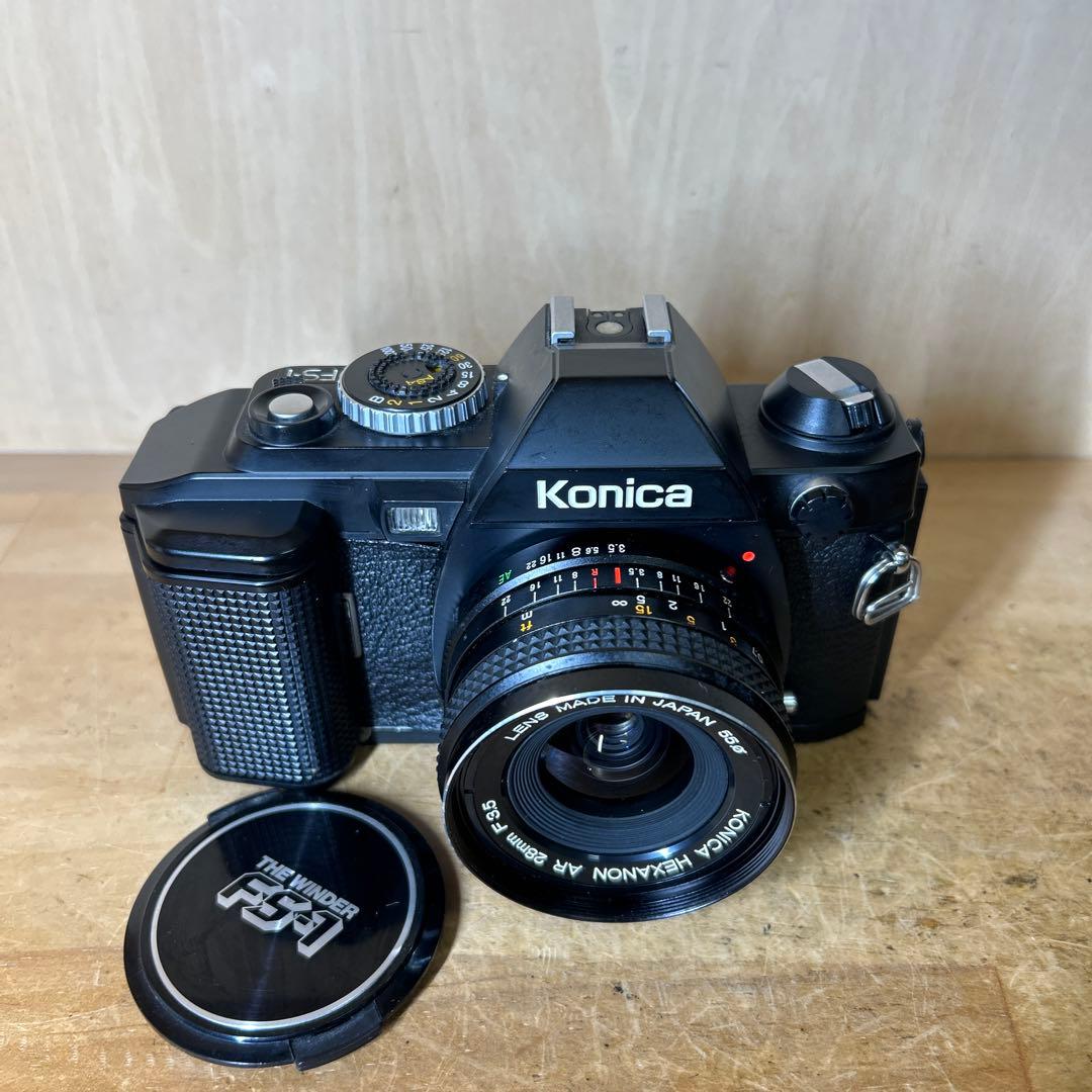 Konica FS-1+銘玉HEXANON AR 28mm f3.5 完動極美品