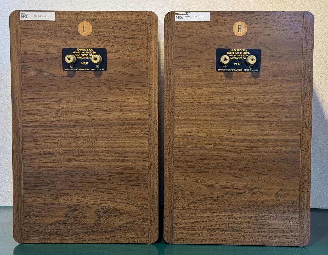ONKYO D-202A エッジ交換済 音楽のもつ心地良い自然な響き 豊かな表現