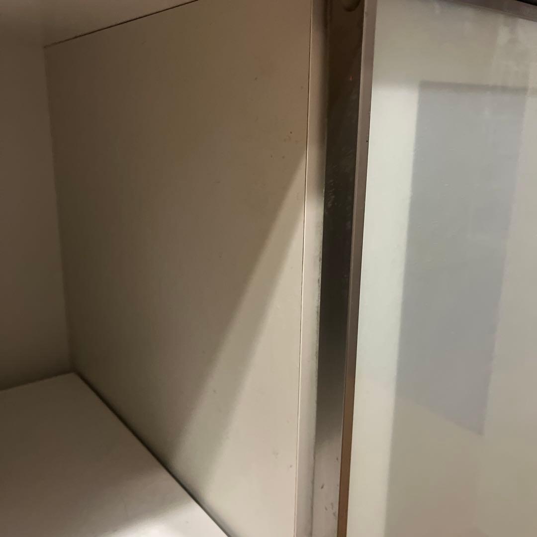 ニトリ　120センチ　キッチンカウンター食器棚　ホワイト