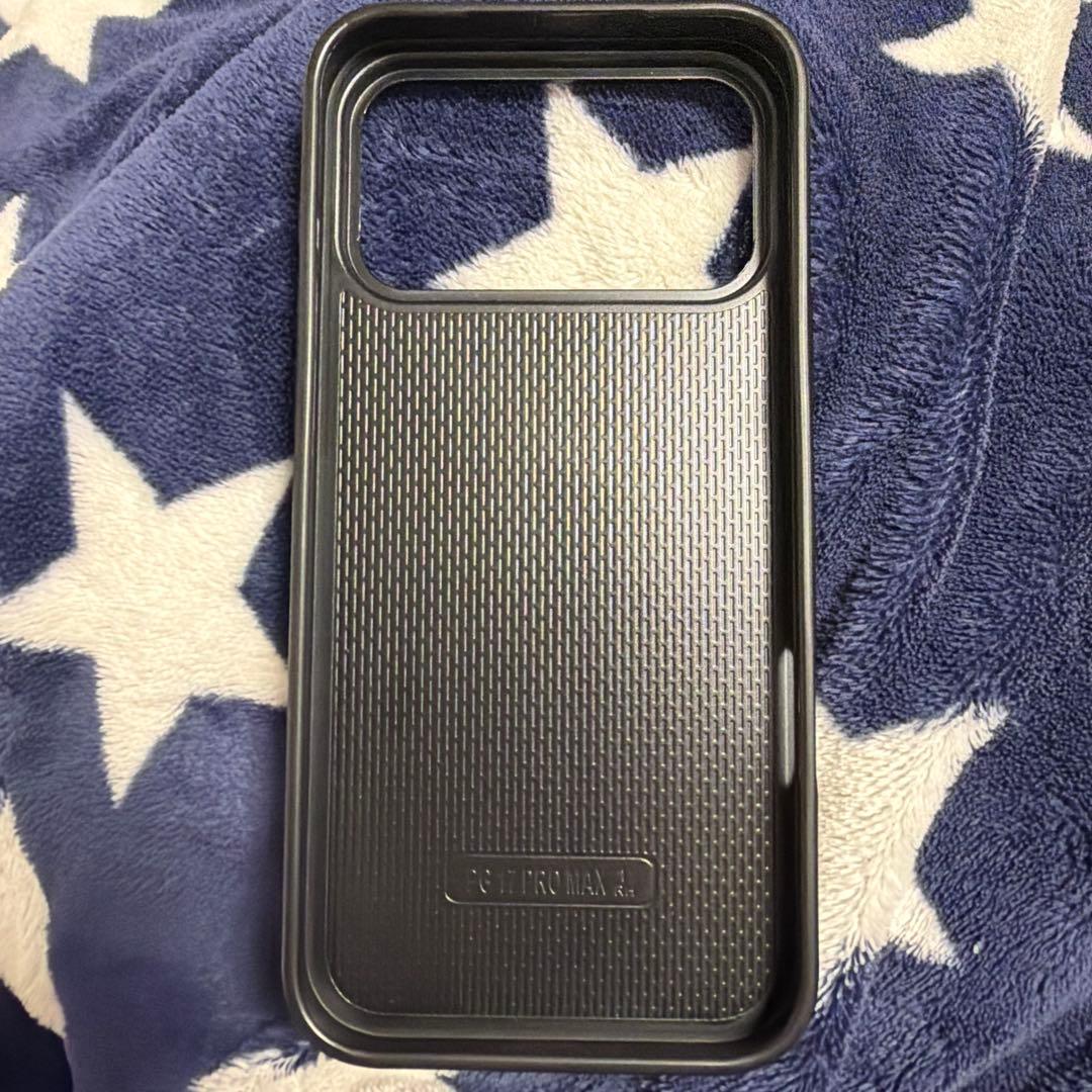 ダミエパターン iPhone17promaxケース カードポケット付き