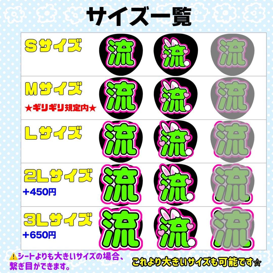 akari♡様 うちわ文字 文字パネル オーダー うちわ屋 ネームボード