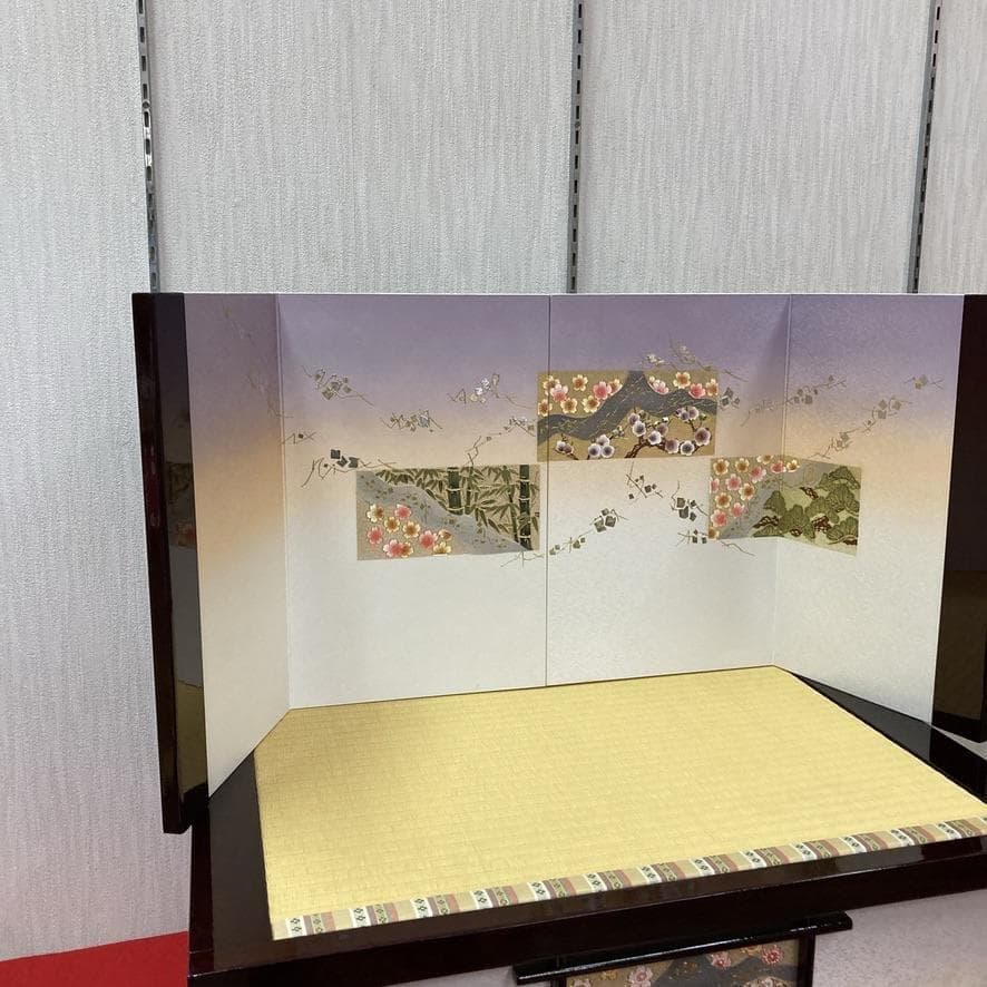 G1 雛人形　収納用台屏風のみ　雛飾り台と屏風のみ　雛飾り台　雛祭り台