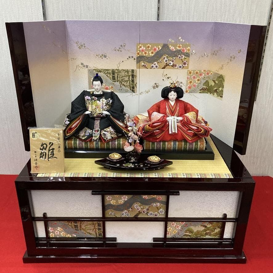 G1 雛人形　収納用台屏風のみ　雛飾り台と屏風のみ　雛飾り台　雛祭り台