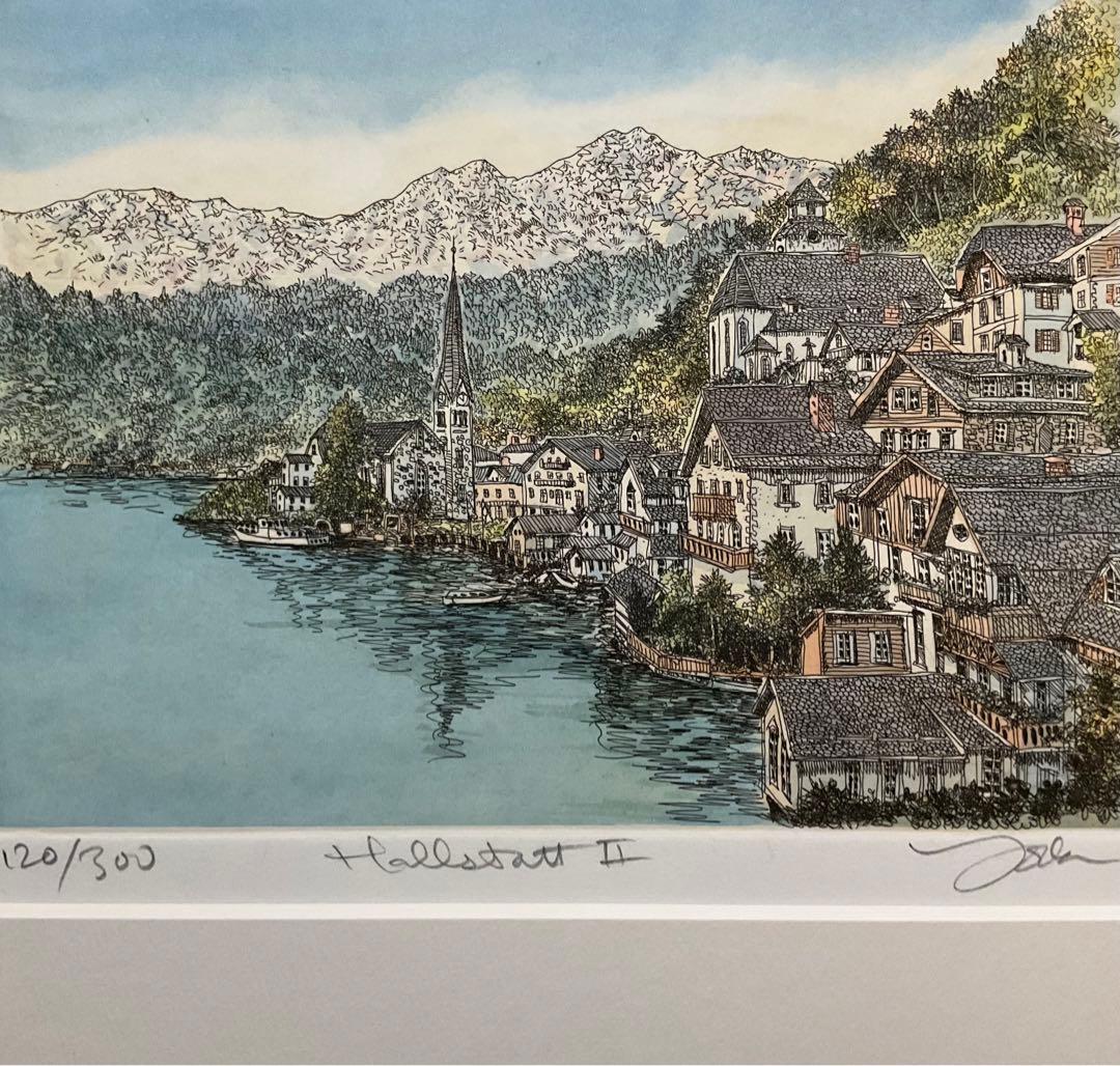 絵画・額縁・版画・織田 義郎・新品未使用・エッチング・美術品・インテリア・雑貨