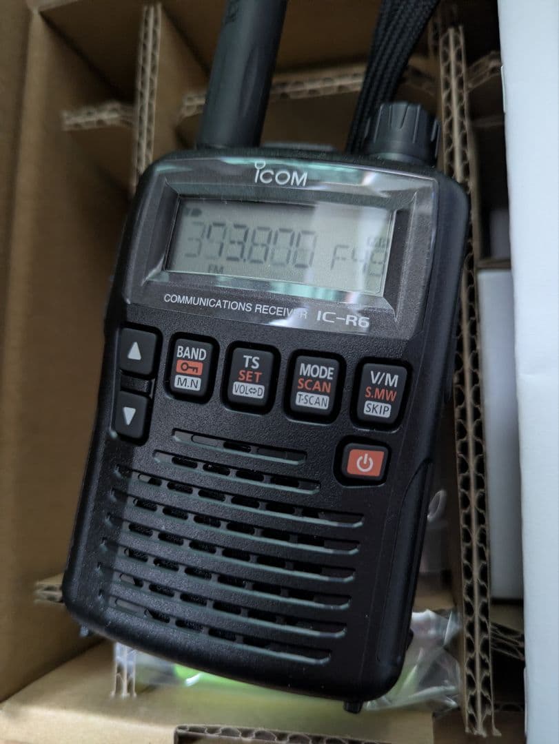 ICOM IC-R6 広帯域受信機 受信改造済 ワイドバンドレシーバ