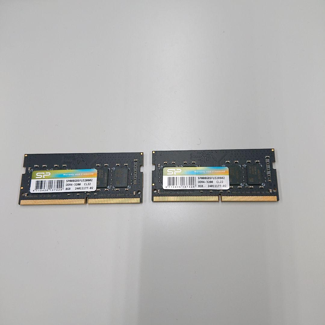 【中古品】SP 16GB（8GBx2）DDR4 3200MHz メモリ