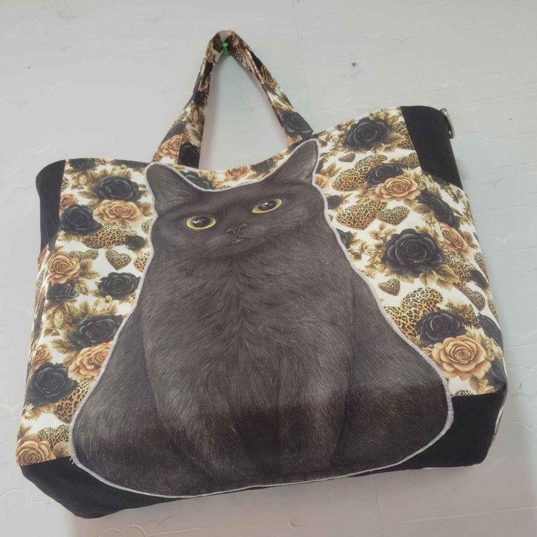 D*n様 4022　コヤンイサムチョン　黒猫　BIGトート　斜め掛け　肩掛け
