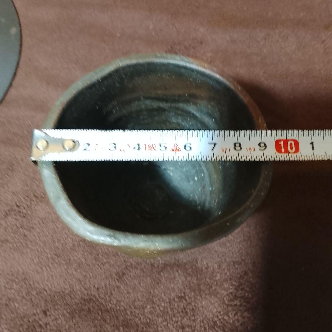 ② 故島武己作　湯呑　陶器　南蛮焼　沖縄　陶芸品